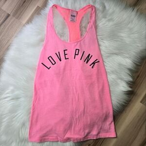 PINK VICTORIAS SECRET Racerback Tank Top Women's Size XS